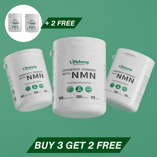 Longevity Powder with NMN 100g - Buy 3 Get 2 Free